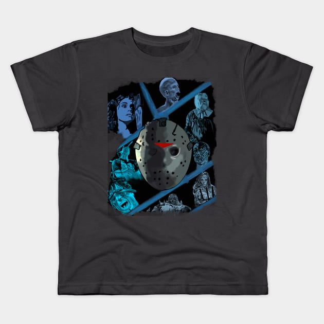 Friday the 13th Kids T-Shirt by Jldigitalcreations